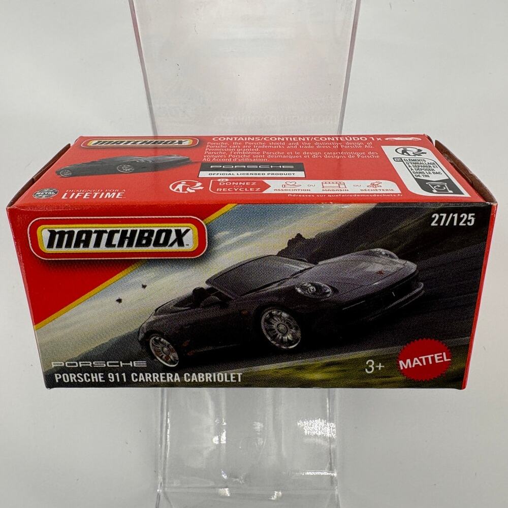 Matchbox Power Grabs Porsche 911 Carrera Cabriolet